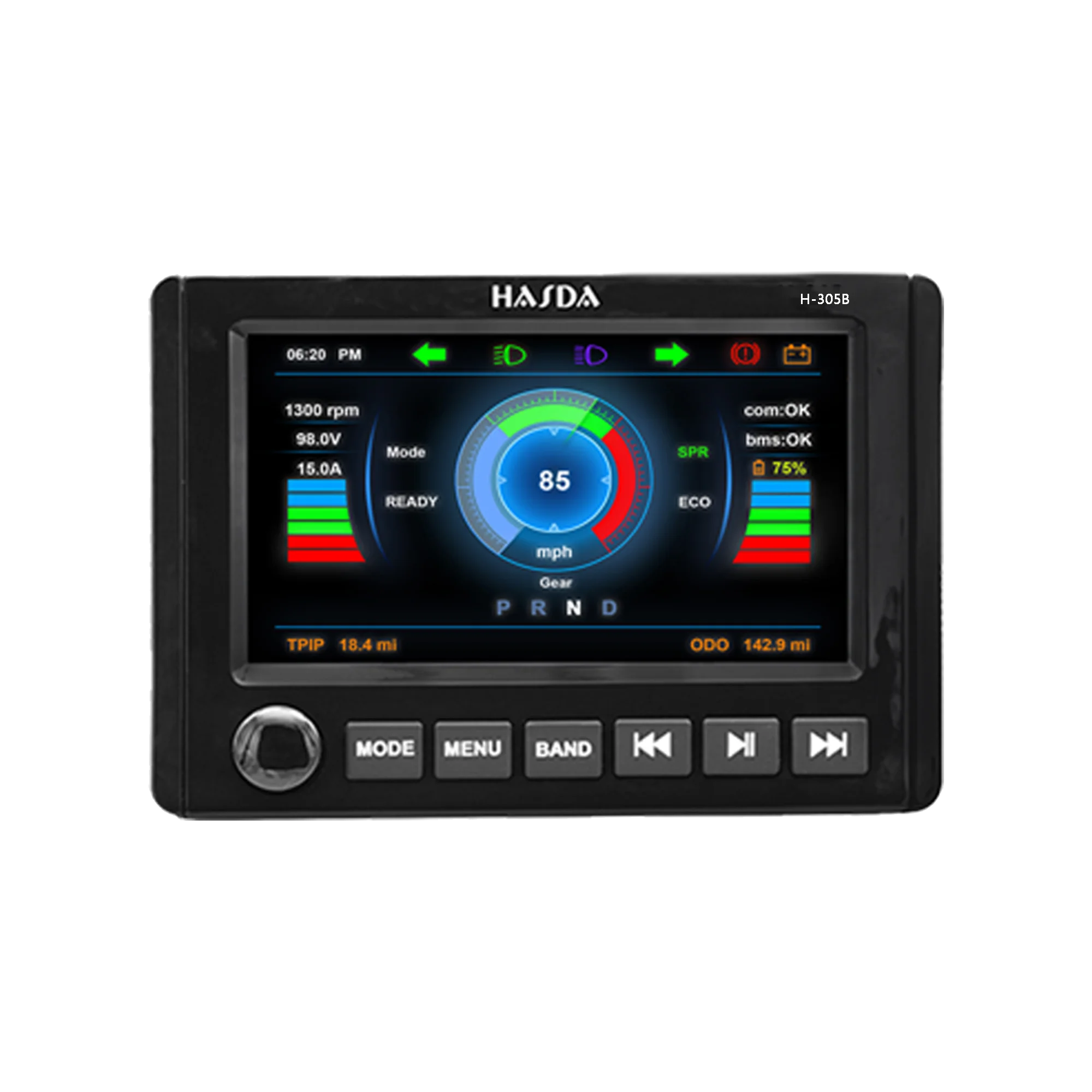 

New Trend 7-inch Waterproof Touch Wireless Screen Carplay Function MP5 Player/Instrument Multimedia Assembly