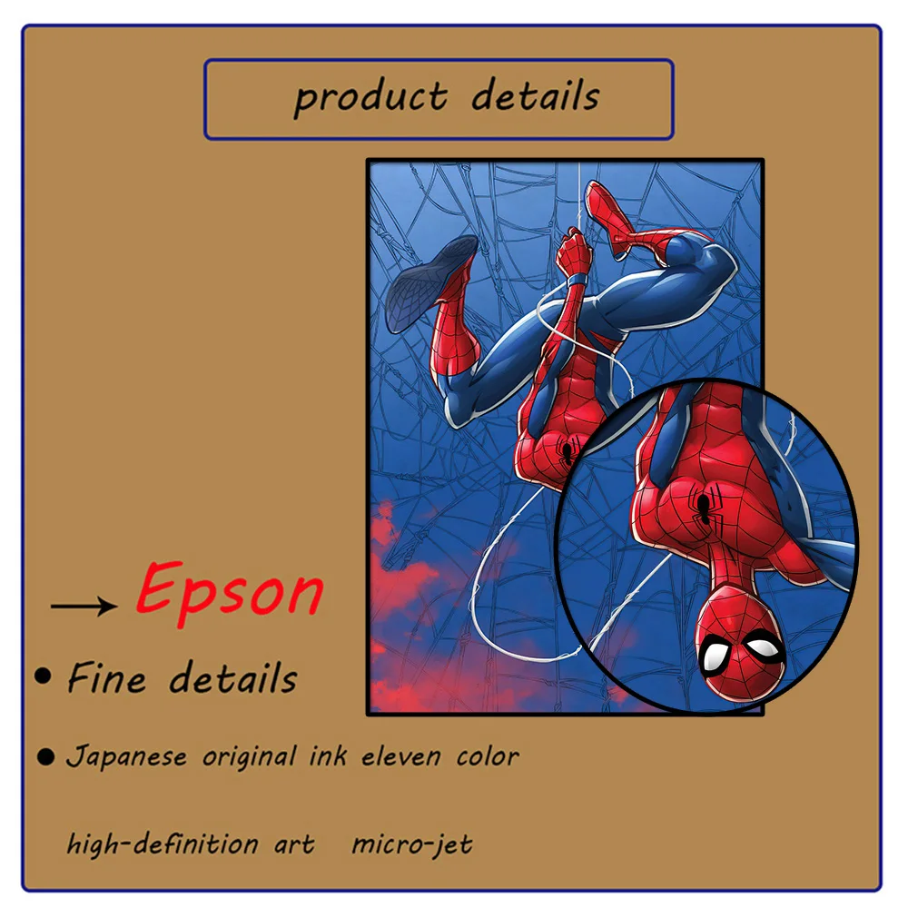 Marvel Legends Poster Spiderman Iron Man Captain America Avengers Canvas Painting Wall Art Gift Home Decoration Room Decor Cuadr view 6