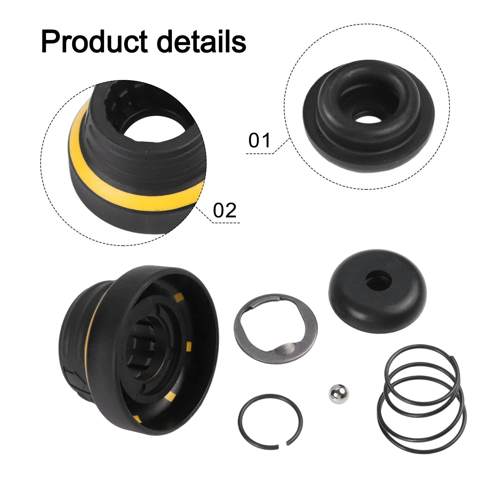 For N850185 For DCH253 Chuck Assembly Tool Repair DIY Projects As Picture High-Compatibility Model Tool Kit Components