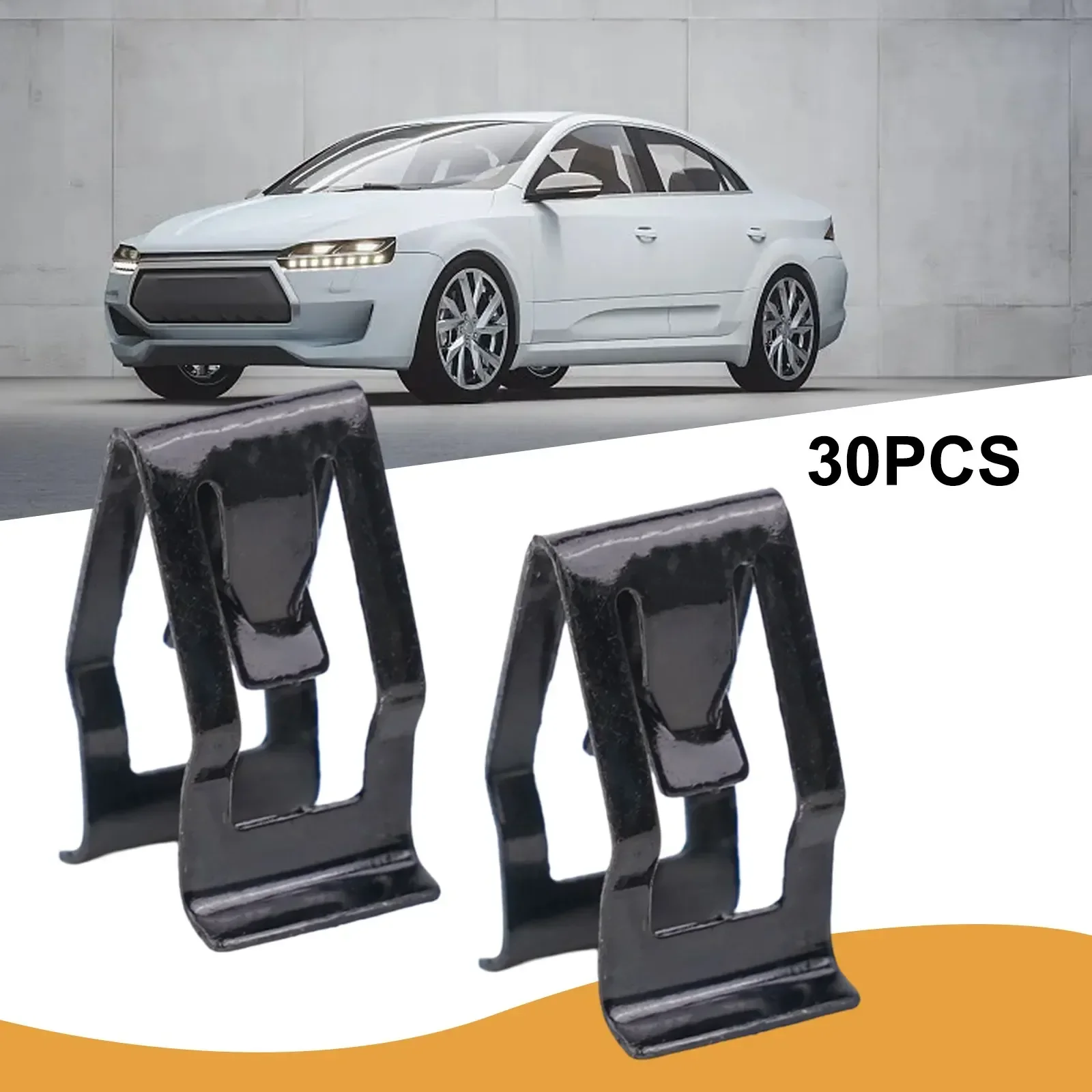 Parts Car Retainer Metal Rivet Useful Accessories Brand New Front Console 30Pcs Set Auto Dashboard Fasteners New
