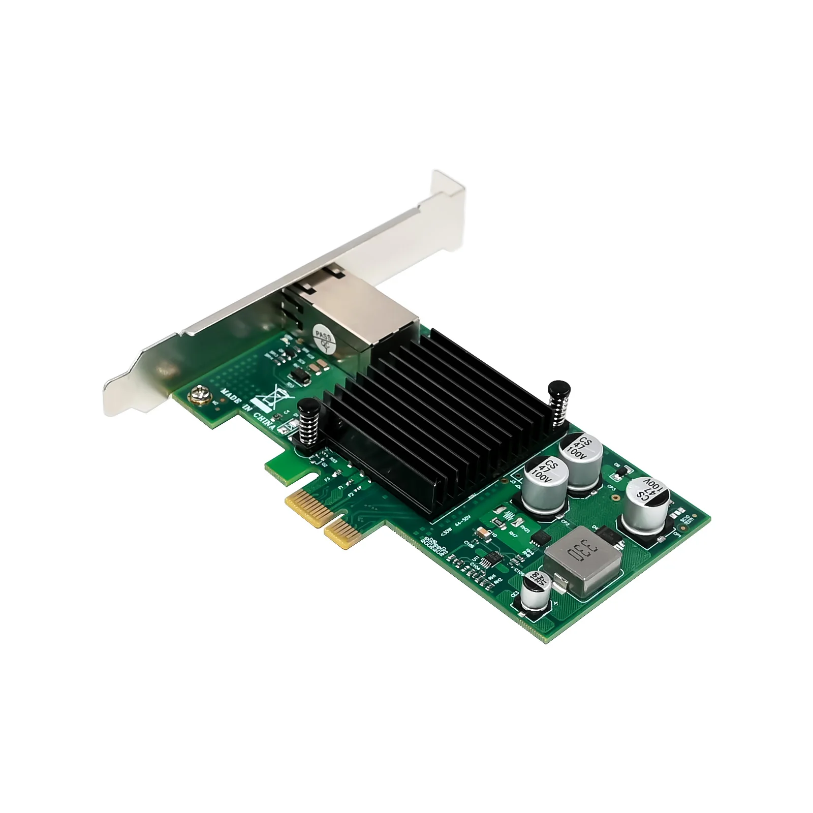 SUNWEIT ST7225 PCIex1 Intel 210 Gigabit Server Network Card Single Port POE+ 10/100/1000Mbps Internal Wired in Stock
