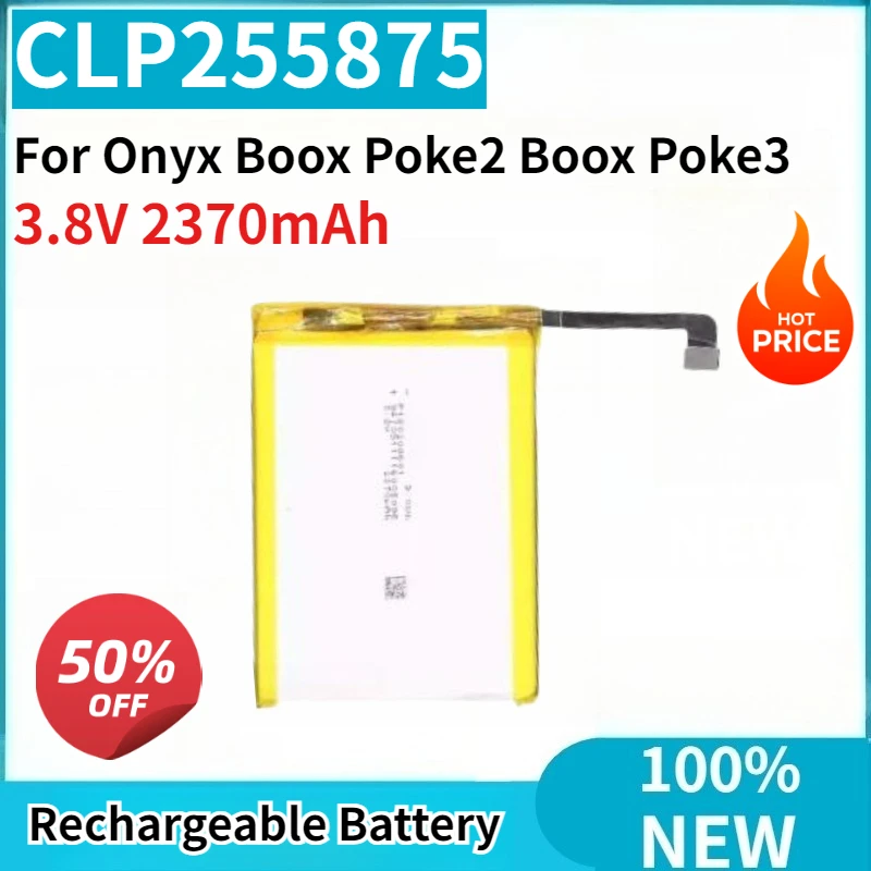 Brand New 3.8V 2370mAh CLP255875 E-Book Battery for Onyx Boox Poke2 Poke 2 / Boox Poke3 Poke 3 High Quality