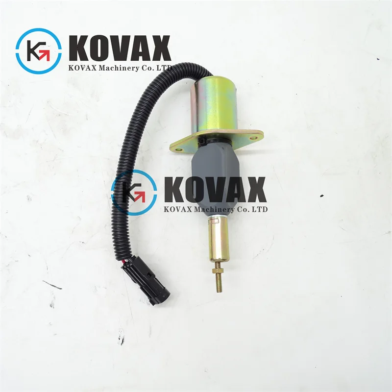 

24V 716-30147 flameout solenoid valve is suitable for 446ZX 456ZX 456BZX wheel loaders