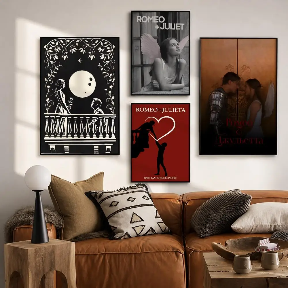 Film Romeo and Juliet Poster HD poster wall art self-stick no-residue for home cafe office great gift