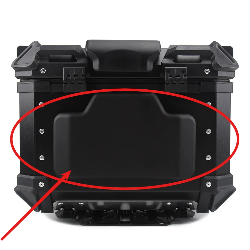 Motorcycle Trunk Backrest Universal Trunk Cushion with 3M Non-adhesive Tail Box Accessories