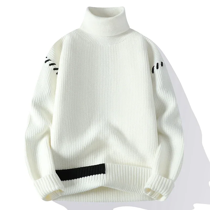 

Vitality Turtleneck Sweater for Men,Casual Casual Casual Sweater, Warm Remnants Garments, Youthful Fashion, Fall and Winter, New