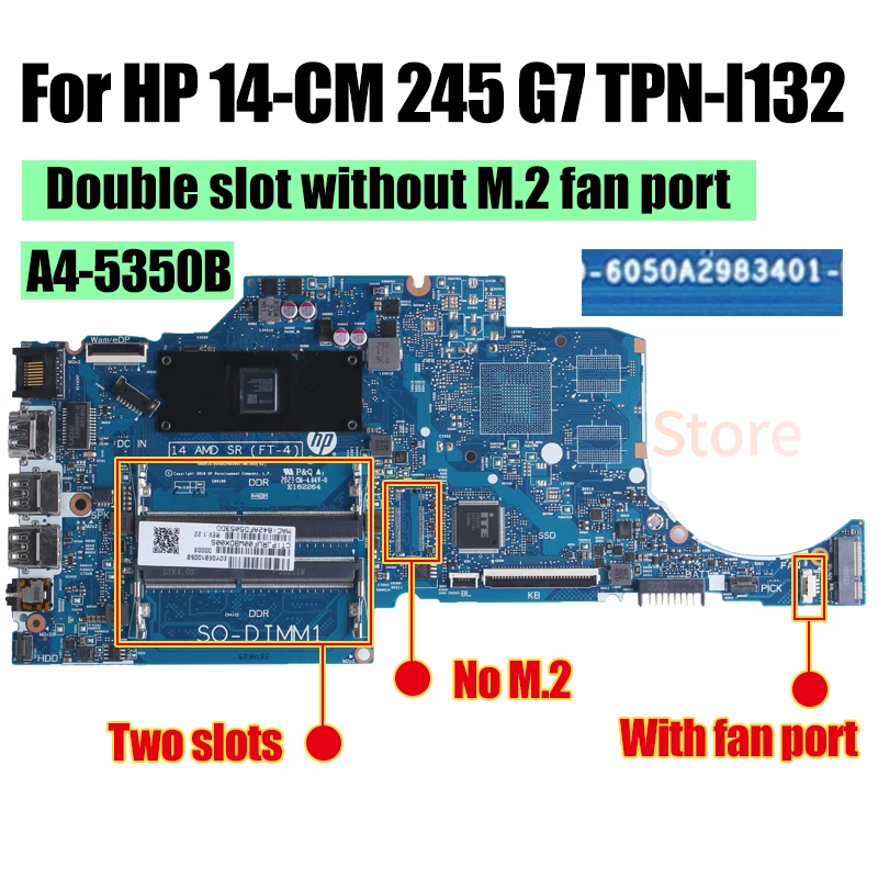 لوحة أم للكمبيوتر المحمول لحصان ، حصان 14 سم G7 ، 6050A2983401 ، ، من من من من نوع AMD CPU ، E2 ، A4 ، A6 ، A9 ، اللوحة الأم للكمبيوتر المحمول