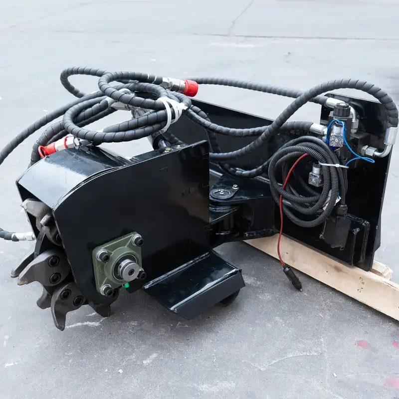 Stump Grinder Attachment - 미니 스키드 스티어용 스텀프 그라인더 어태치먼트