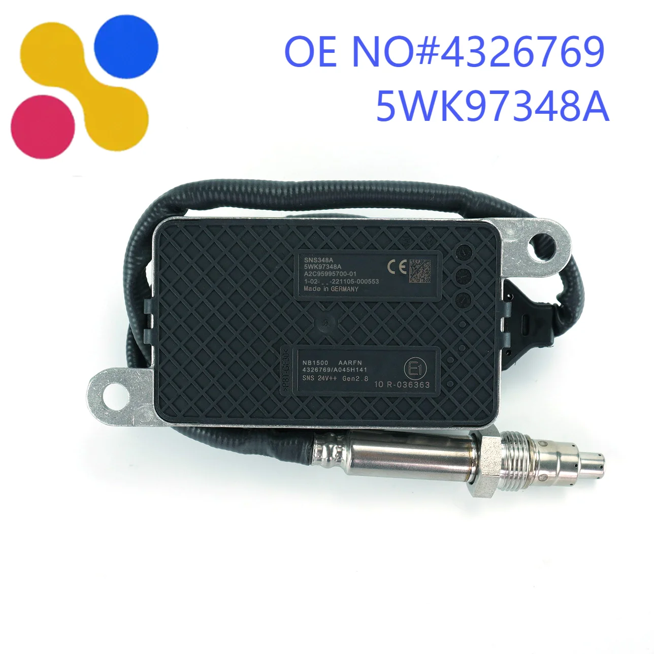 

5WK97348A 4326769 5WK9 7348A NOx Sensor High Stability Nitrogen Oxide Sensor for DAF Truck 24V Factory Hot Sales Auto Car Part