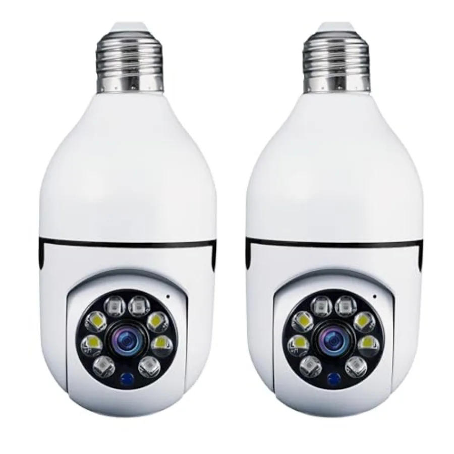 Security Camera, Two Way Talk 1080P HD Video WiFi Smart Camera, Indoor Outdoor Night Vision 360 Degree Motion Detection with SD