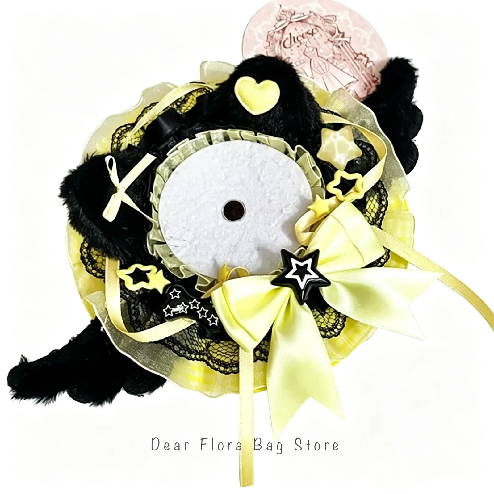 Cute Bow Wing Badge Stand Itabag Decoration Insert Accessory Handmade DIY Pin Display Tray Base For 52-65mm Anime Badge‌ Holder