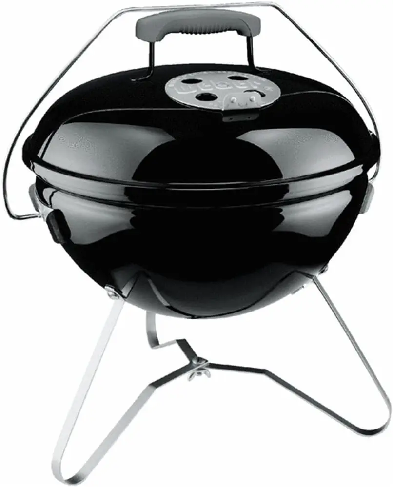 Smokey Joe Premium 14-Inch Portable Grill , Black