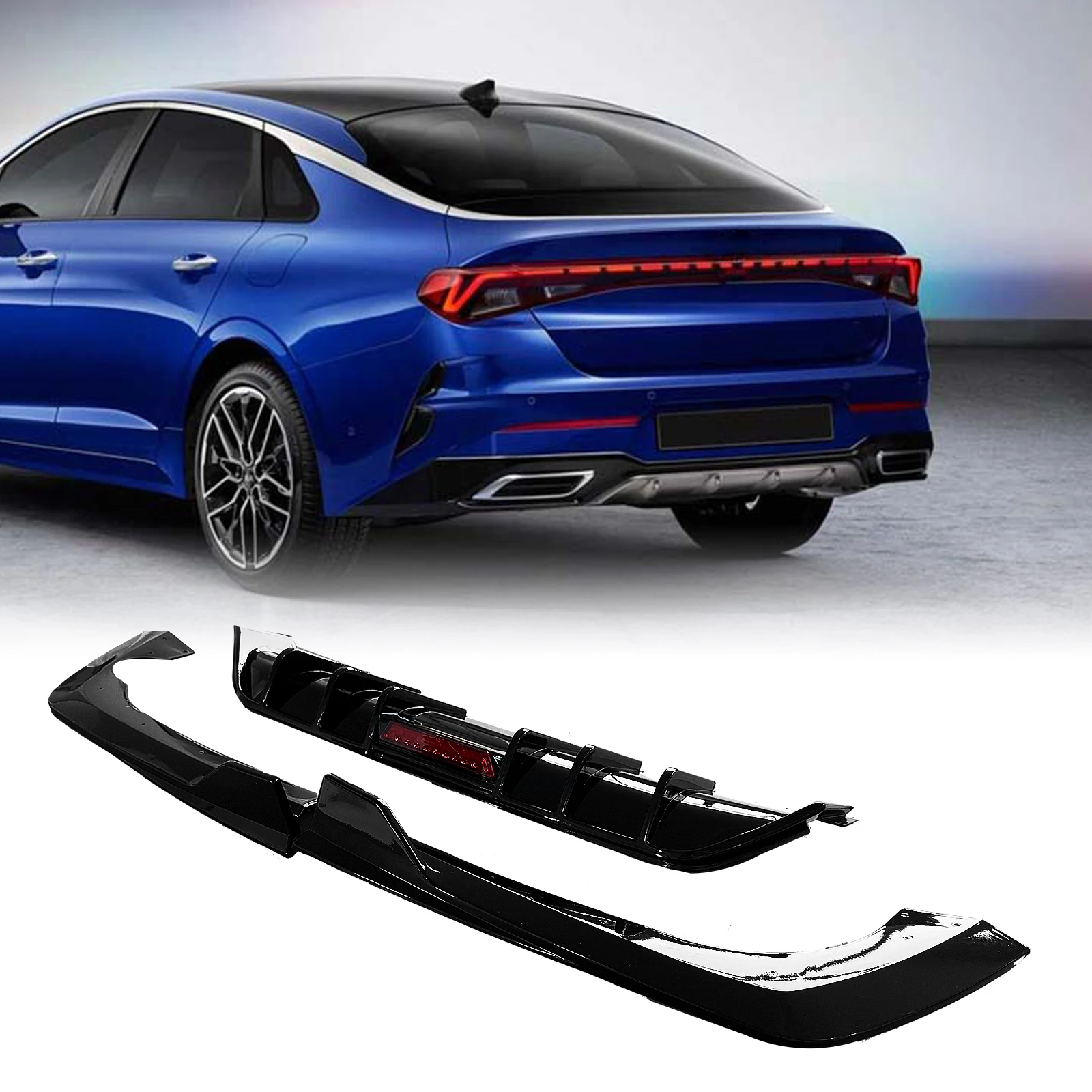 

Rear Bumper Diffuser Lip Kit For Kia K5 2021-2024