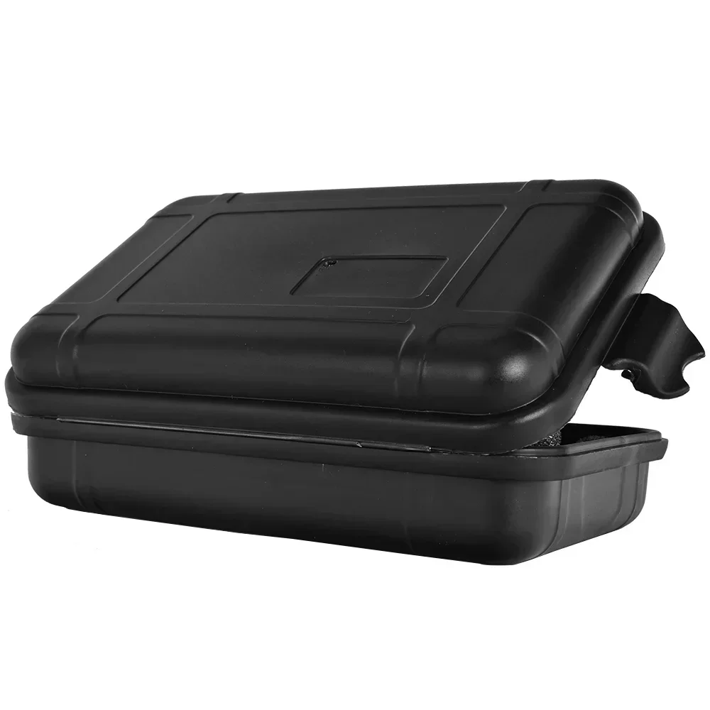 Small Waterproof Case Storage Tool Box Hard Case Organizer Outdoor Camp Fish Container Mini Plastic Briefcase