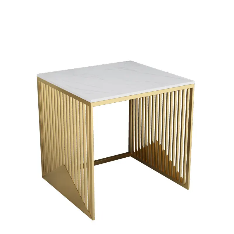 

￥%Luxury-lite side , sofa corner table, storage cabinet, shelving unit, ironware, household granite slab, small coffee