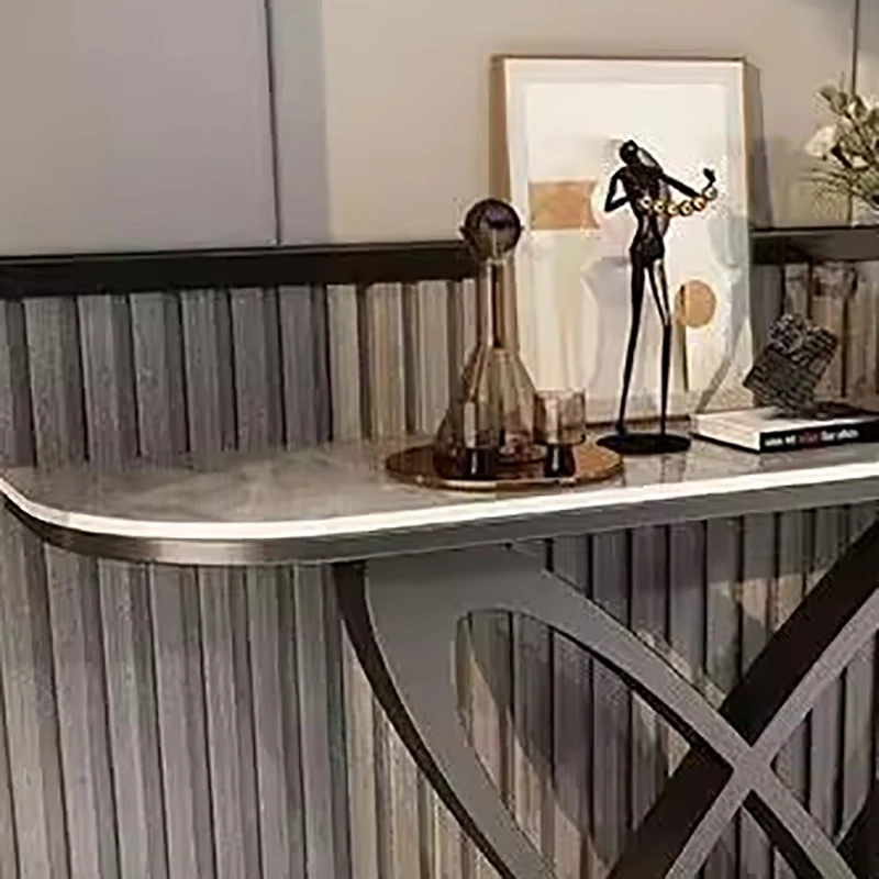 Consolle di lusso italiano Design unico Consolle classica alla moda Bellissimo tavolo post moderno per ufficio Soggiorno