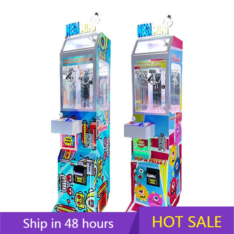 

YTYIN Mini Claw Machine Coin-Operated Arcade Crane with Bill Acceptor for Kids Doll Machine