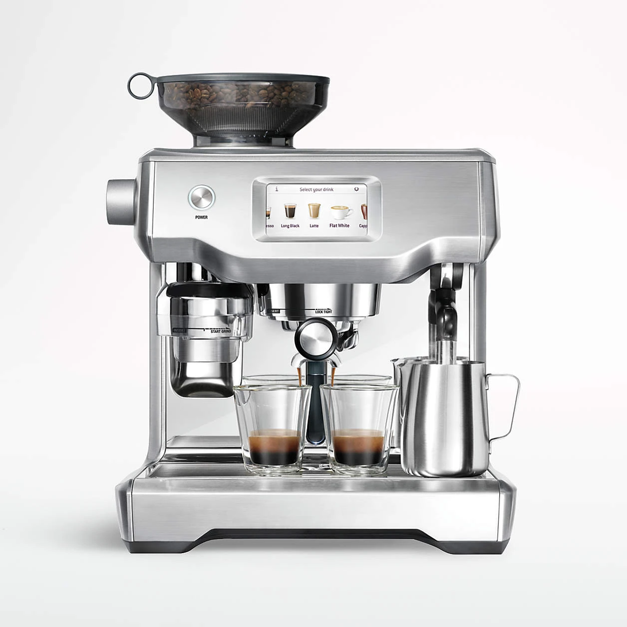 Oracle Touch Brushed Stainless Steel Espresso Machine