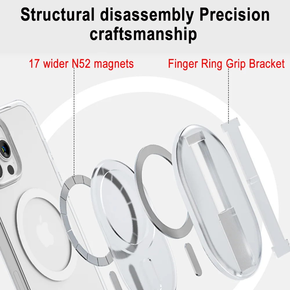 Grippopso для мобильного телефона Magsafe Tok, держатель для телефона с ремешком на палец, расширяющаяся подставка для iPhone 15, 14 Pro Max, кронштейн