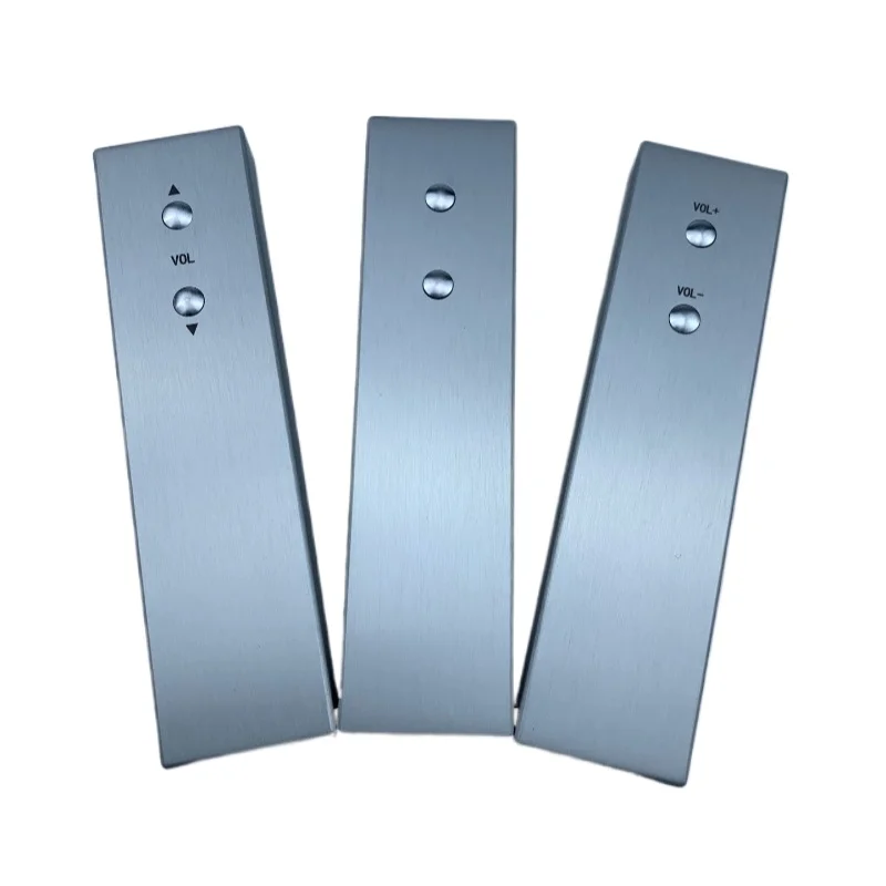 Aluminum alloy material, infrared signal learning remote control with 2 keys and 3 keys, simple layout, high-end fever stereo