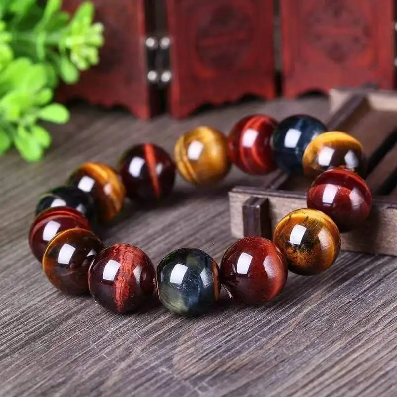 Natural Multiple Tiger Eye Bracelet 6-10mm Beads Stone Bracelet For Women Men Fashion Jewelry Gifts BA043