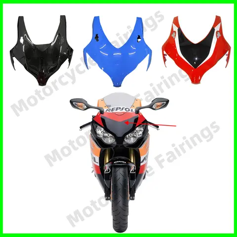 혼다 CBR1000RR CBR1000 2008 2009 2010 2011 프론트 헤드 라이트 커버 페어링 카울 ABS 플라스틱 오토바이 교체 부품에 적합