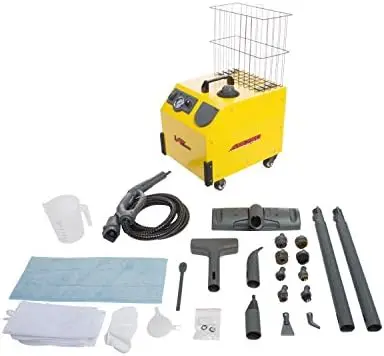 Vapamore MR-750 Отtimo Сверхмощный пароочиститель. Электронный соленоид для сухого парового контроля, котла из нержавеющей стали, 1 галлон