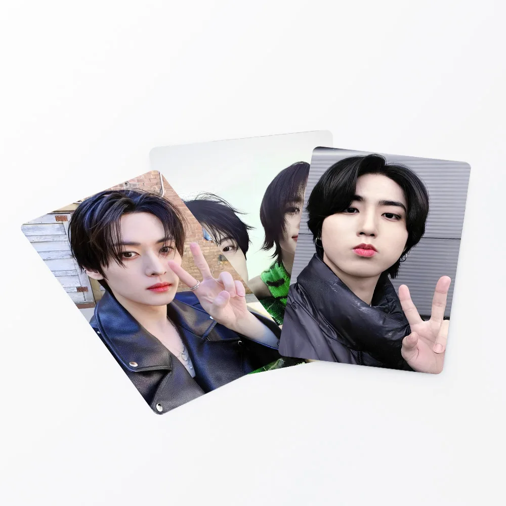 55PCS KPOP BangChan SeungMin Mini Album ATE Postcards I.N FELIX ChangBin HAN LeeKnow HyunJin Boxed Photocards Fans Collection image 4