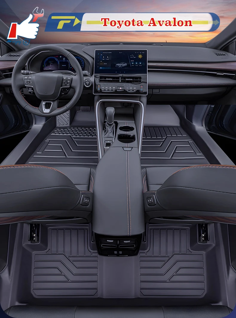 

Left-hand Drive Car Floor Mat For Toyota Avalon 2018-2024 Full-Surrounded Foot Mat Mat Floor Liner Floor Carpet Water-proof Mat