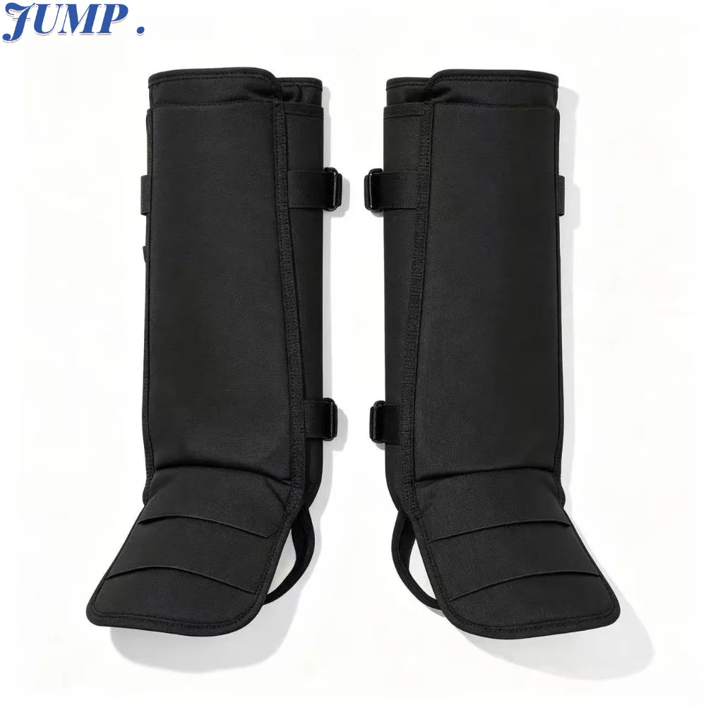Knee High Leg Gaiters Snake Bite Protection Foldable Snow Boot Gaiters Adjustable Scratch-Proof Leg Guards Outdoor