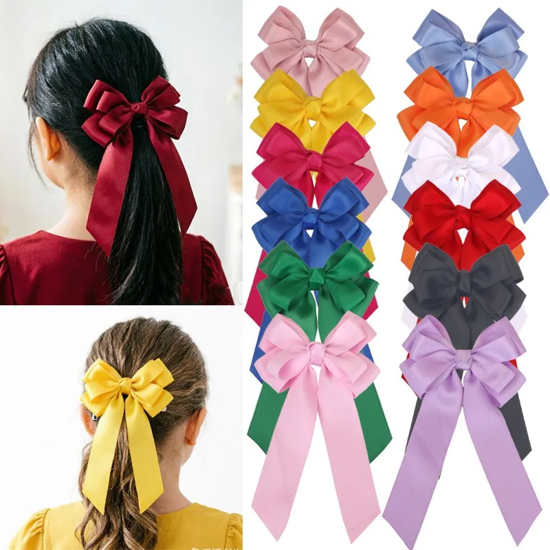 20-pezzi-di-nuove-mollette-per-capelli-con-fiocco-grande-da-5-pollici-per-bambine-con-lunghe-frange-fermagli-a-fiocco-accessori-per-capelli-per-neonati-e-bambini-vendita-all'ingrosso