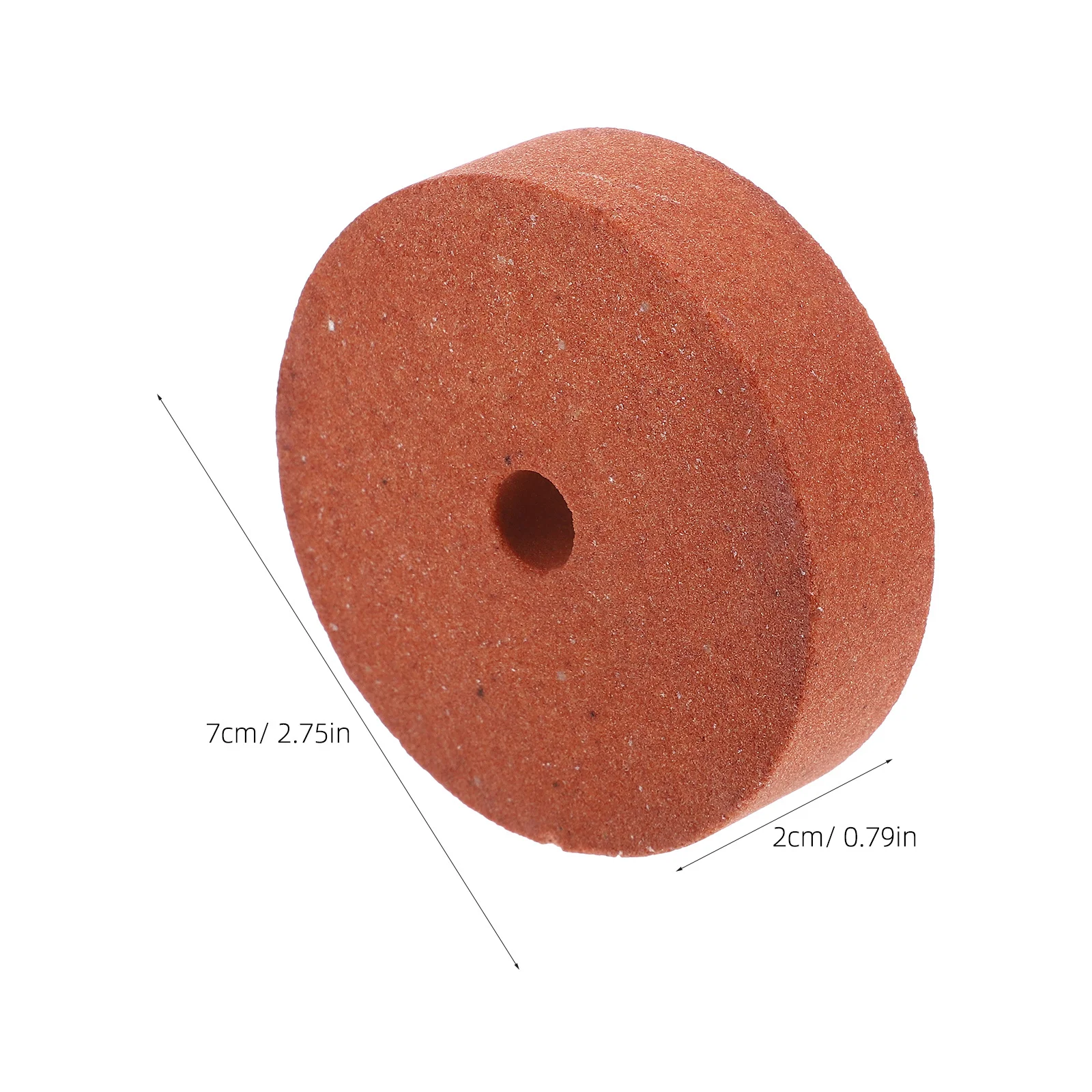 Roda de polimento de precisão de roda de lixa marrom de 3 polegadas 70mm para máquina de moedor ferramenta de modelagem e alisamento de metal