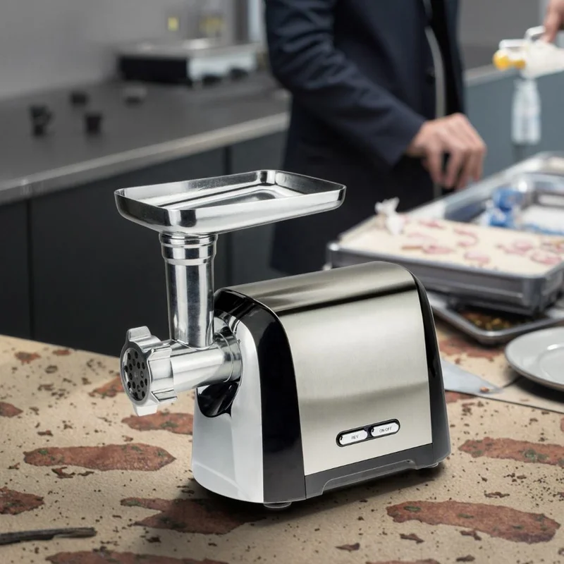 مفرمة اللحم، حشو السجق، مفرمة اللحم الكهربائية، صانع السجق، مفرمة شديدة التحمل للمطبخ المنزلي والاستخدام التجاري