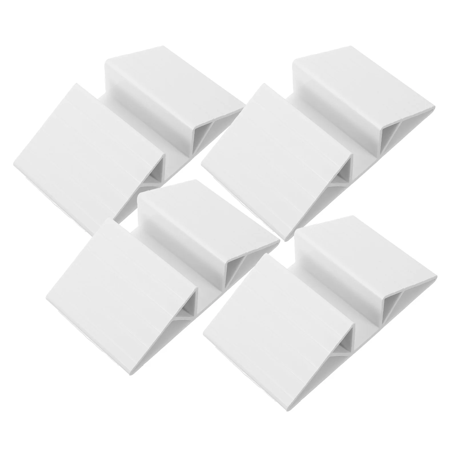 

4pcs Fence Reinforcement Card Slot Gate Stability Support Triangle Feet Plastic Child Safety Material Easy