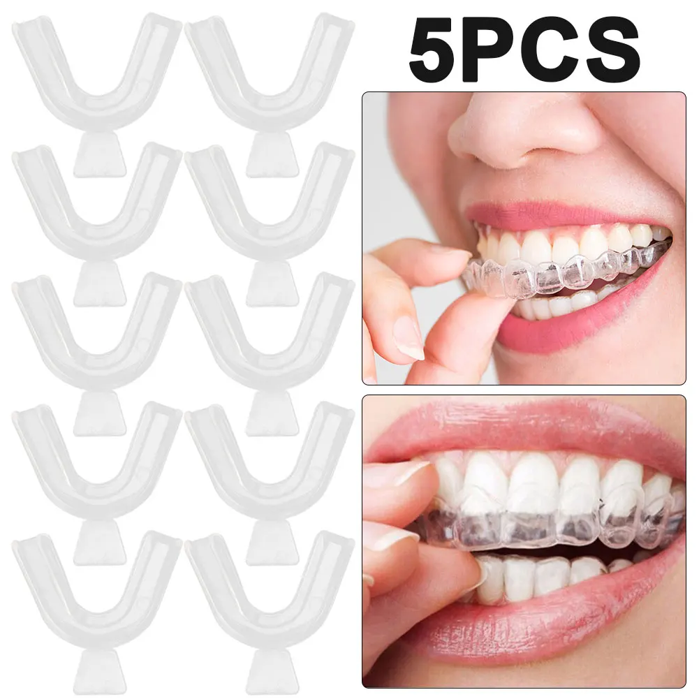 10 قطعة حامي الأسنان سيليكون الأقواس مجموعة حامي الفم صينية تبييض الأسنان