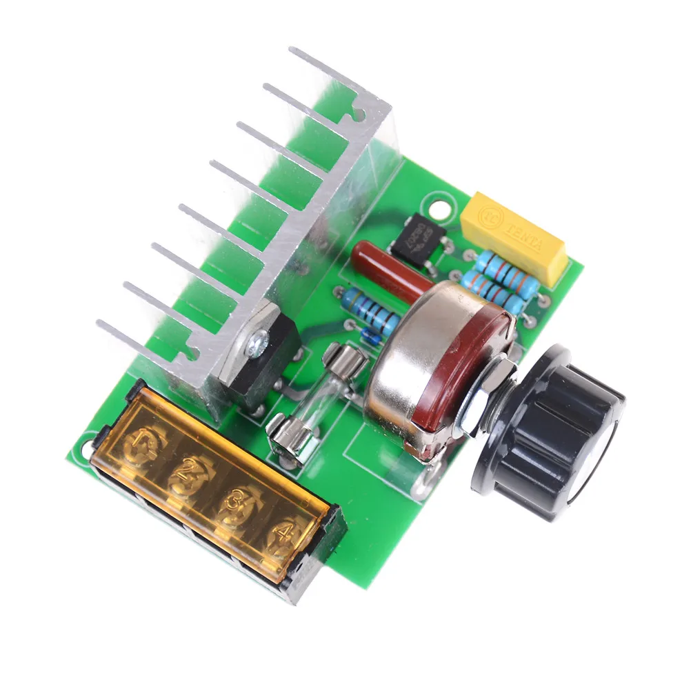 AC 220V 2000W SCR Voltage Regulator Dimming Dimmers Motor Speed Controller Thermostat Electronic Voltage Regulator Module