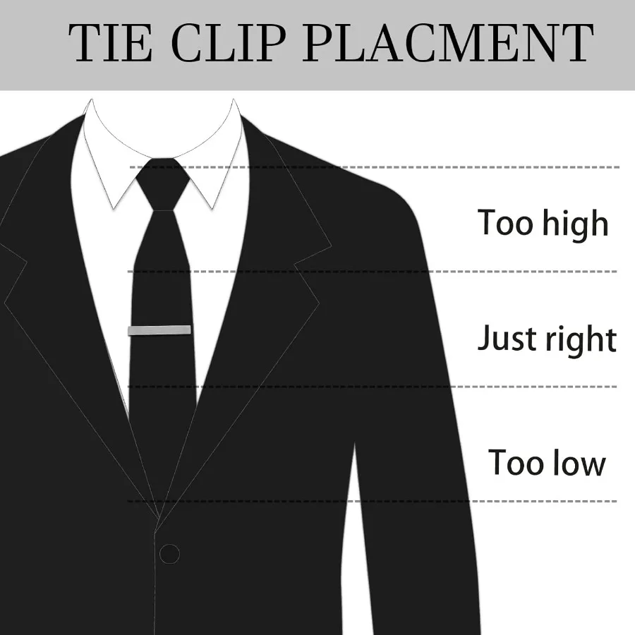 2 inch Tie Clip for Men in 1pcs 3pcs 4 pcs Tie Bar Clip for Men's Skiny Necktie Elegant Tie Pin Clip Gift Set for Business Prof