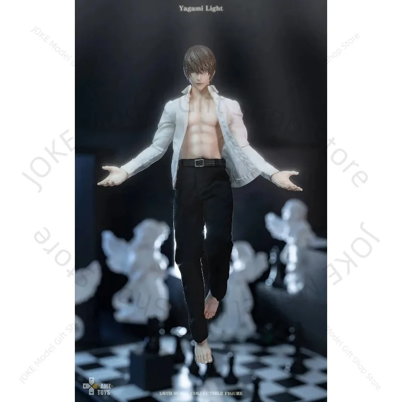 

Оригинальные игры GT008UP 1/6th Death Note Yagami Light Kira Half Body Silicone Body Version В наличии Аниме Фигурки Игрушки