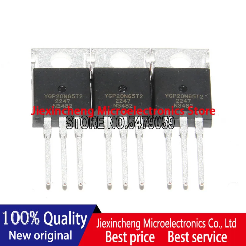 New original YGP20N65T2 YGP20N65 650V 20A TO-220 IGBT 10PCS/LOT