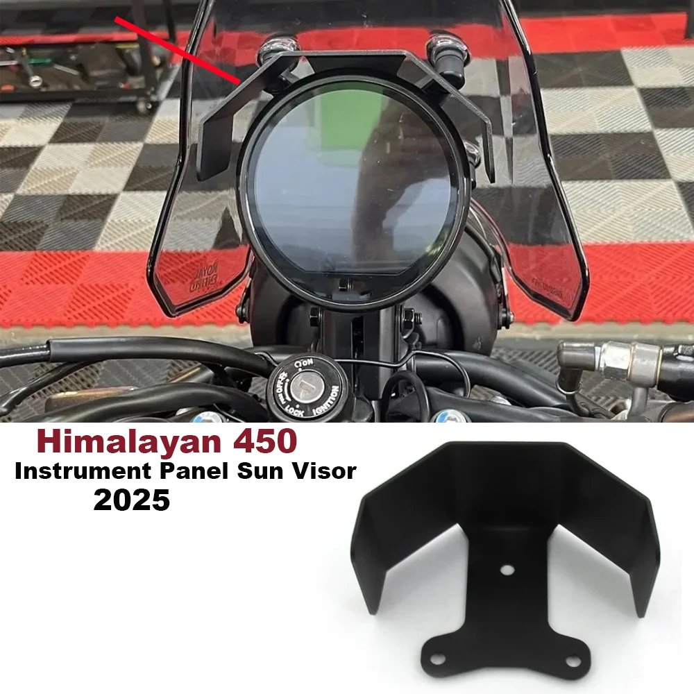 

Для Royal Enfield Himalayan 450, новый мотоцикл для Himalayan450 2025-450, солнцезащитный козырек, экран прибора, солнцезащитный козырек для
