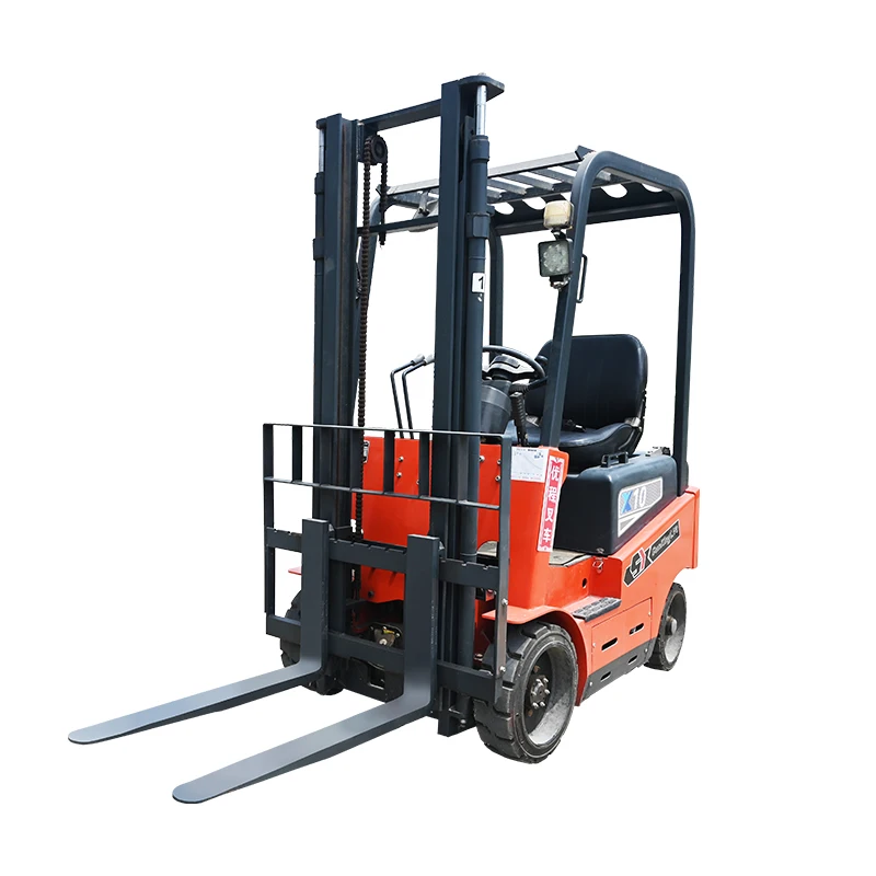 

Electric forklift three-point lift truck four-wheel electric stack lift