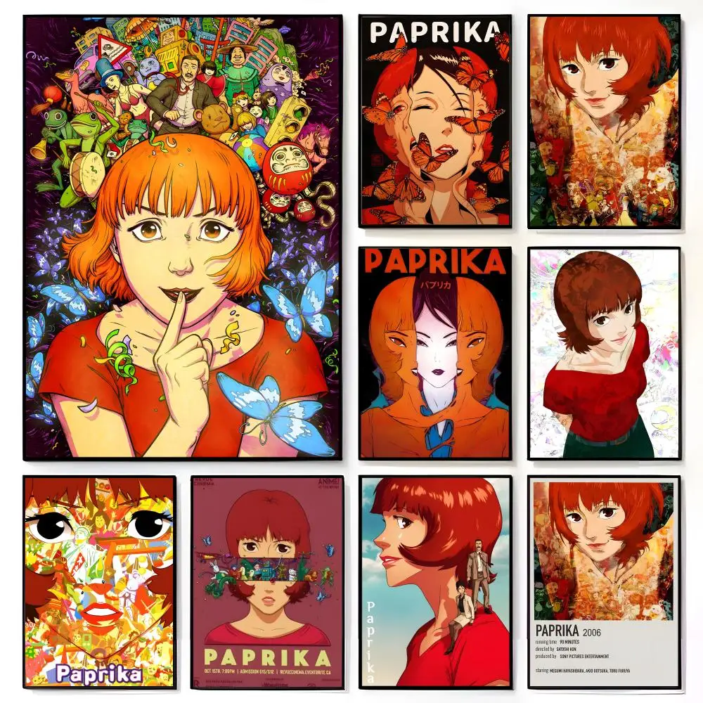 Póster de p-Paprika, mural de película americana, decoración de pared para habitación de niños, impresión