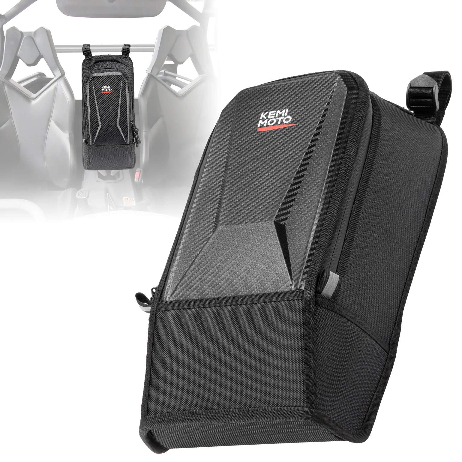

Center Seat Bag 715005019 For Can-Am Maverick Trail/Sport/Commander 700 800 1000 1000R Max 9L EVA Storage Water-Resistant