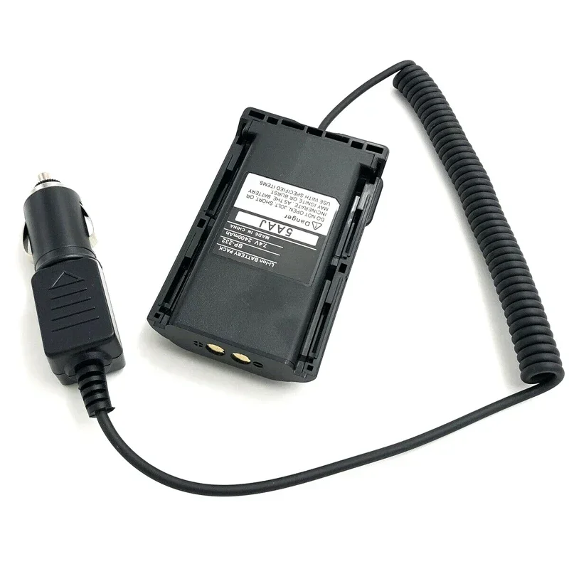 

BP-232 DC 12V Battery Eliminator Car Charger Adaptor BP232 For ICOM IC-F4160 F4161 F4011 F43GT A14 IC-F26 IC-F3036 Walkie Talkie