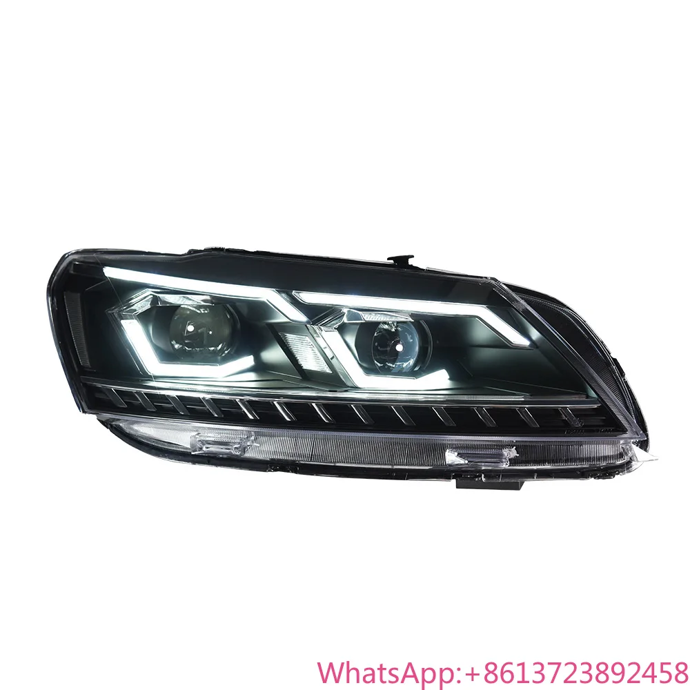 

AKD Car Model for Passat Us Type 2011-2015 LED DRL Dynamic Signal High and Low Beam Day Running Light DRL Light Auto Lamps