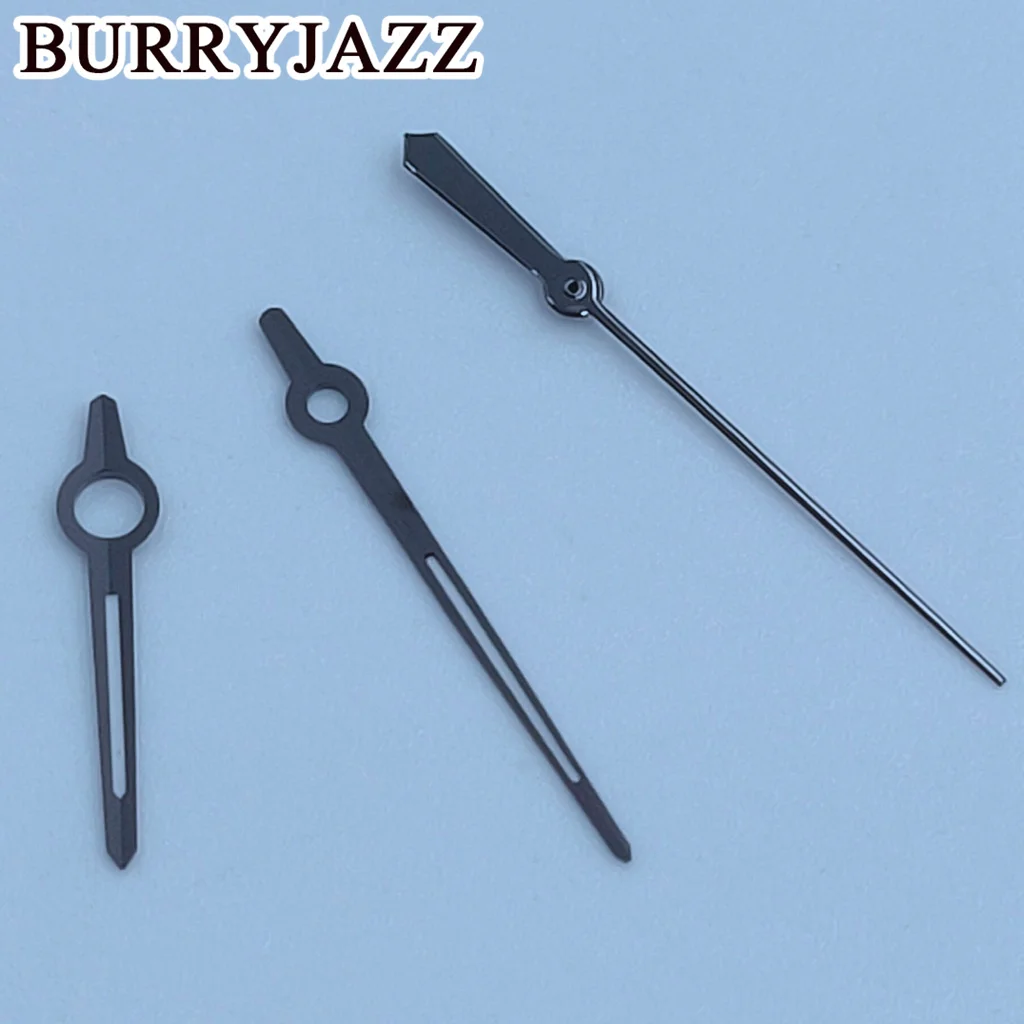 BURRYJAZZ NH35 NH36 NH38 7S26 7S36 4R35 4R36 Watch Hands Silver Gun Gold Rose Gold Hands Green Luminous