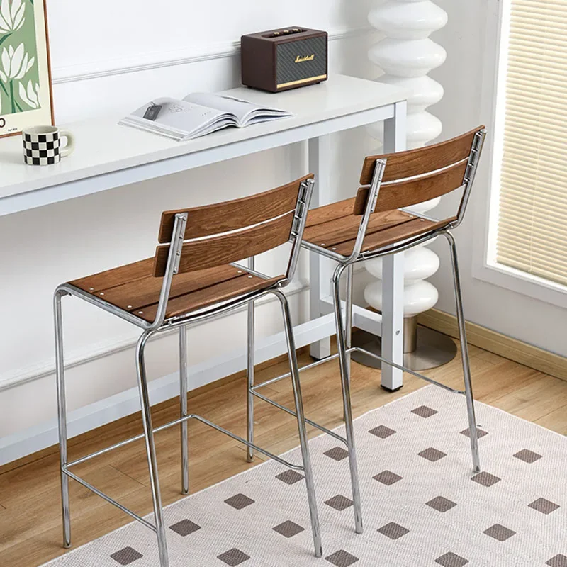 Taburetes de Bar modernos para sala de estar, salón, restaurante, minimalista, dormitorio, sillas de comedor, trono, relajante, muebles de salón