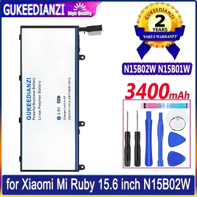 Large Capacity Batteries N15B01W 3400mAh For Xiaomi Mi Ruby 15.6 inch Timi TM1703 TM1802-AD/N/C Notbeook N15B02W Battery