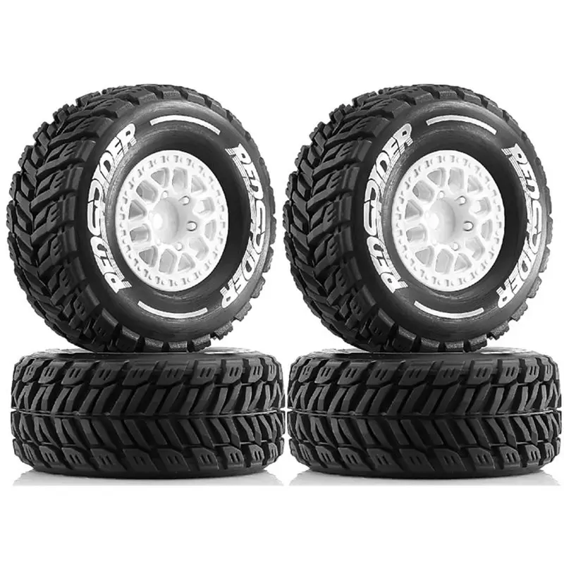 B78B-LC Truck Wheels And Tires Set For 1/14 Scale Mini For Mojave Short Truck For MOJAVE GROM Off-Road Racing Car Accessories Wh