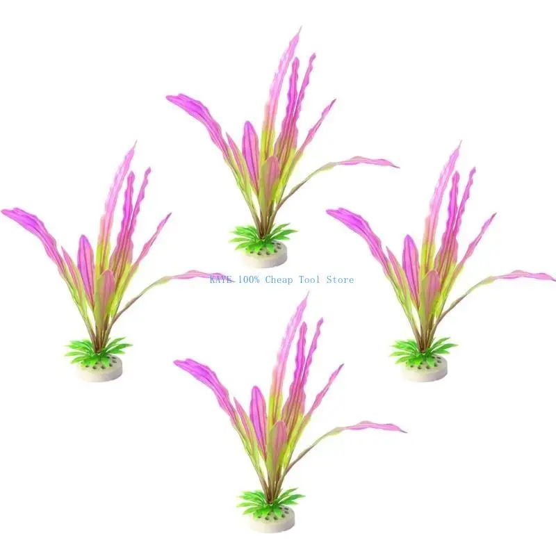 

G6KA Fishtank Artificial Plant Landscape Fish Tanks Decorations for Aquariums Terrarium Shrimp Grass Ornaments Green